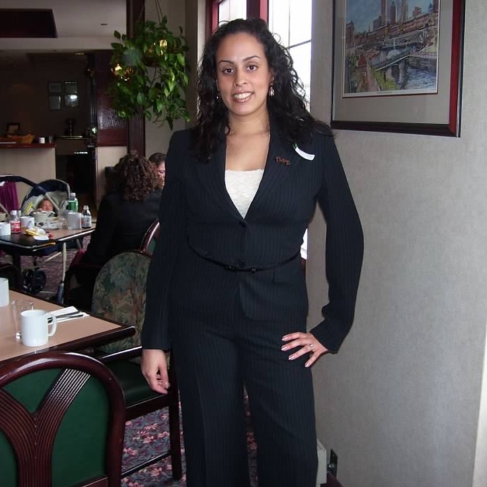 3pc Vintage Ann Taylor LOFT Pinstripe Suit w/ Skirt! - Picture 5 of 8